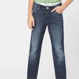 Jack & Jones Junior Dark Blue Solid Jeans-picture-49