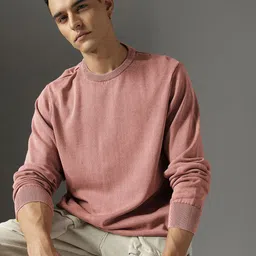 FCUK Men Pure Cotton Over Dyed Pullover-picture-48