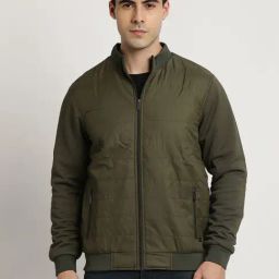 Turtle Green Relaxed Fit Jacket-image-48