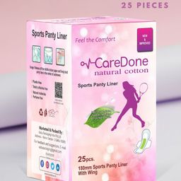 CareDone Ultra Thin Sports Panty Liners - 25Pcs-picture-16