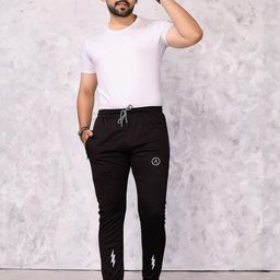Moda Rapido Men Plain Regular Fit Lycra Trackpant-picture-31