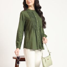 Divena Mandarin Collar Top-picture-16