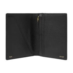 Fossil Black Small Leather Passport Case image 3
