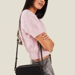 Accessorize London Classic Black Cross Body Bag-23
