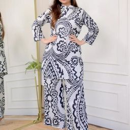 Dhibha Women White Cotton Blend Clothing Set-picture-7