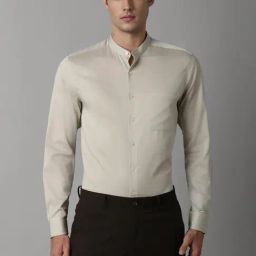 Louis Philippe Brown Slim Fit Shirt-image-60