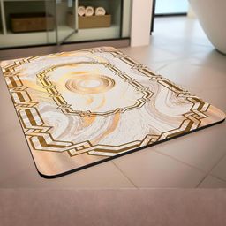 IVAZA Peach 2000 GSM Silicone Bath Rugs-image-96