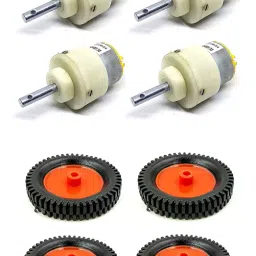 Invento 6V - 12V 5 Kg-cm 100 rpm DC Metal Geared Motor-image-27
