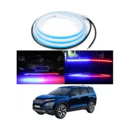 Cartronics 120cm Police strip Type Led  Red Blue  For TATA Safari-image-62