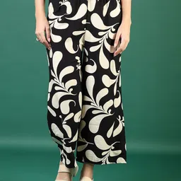 V-Mart Women Mid-Rise Printed Trousers-picture-18