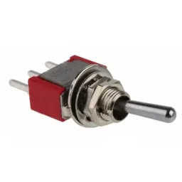 RS PRO Toggle Switch PCB Mount On-On SPDT Through Hole Terminal 250 V AC, 7347066 image 2