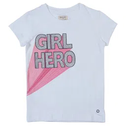 Gini and Jony Girls Typography Printed Cotton T-shirt-image-30