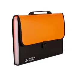 POLEN ‎Executive Series Fullscape Expanding File Folder13 Pocket With Handle and Buckle Closure Orange-37
