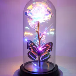DeoDap Transparent Acrylic Table Lamp-23