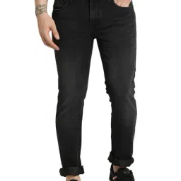 Turtle Black Narrow Fit Stretchable Jeans-image-98