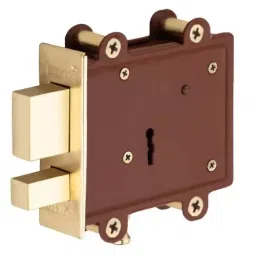 ALONE LOCKS 100 mm Gold Antique Main Gate Door Lock with 3 keys for Home Office Shutter Godown for Ultra Security-18