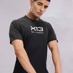 HRX by Hrithik Roshan Typography Printed Raglan Sleeves Rapid-Dry Training T-shirt-picture-22