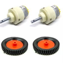 Invento 6V - 12V 5 Kg-cm 60 rpm DC Metal Geared Motor-image-98