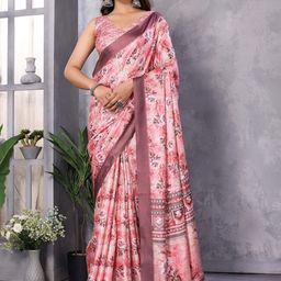 Lookmark Floral Bhagalpuri Saree-32