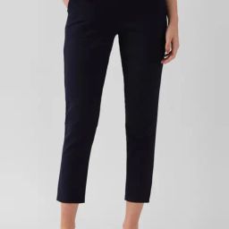 Van Heusen Navy Mid Rise Formal Trousers-image-74