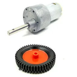 Invento 12v 10 Kg-cm 60 RPM Side Shaft High Torque Geared DC Motor-image-93