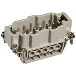 AMP - TE CONNECTIVITY INSERT, PLUG, 10POS, SCREW, HE-010-M-31