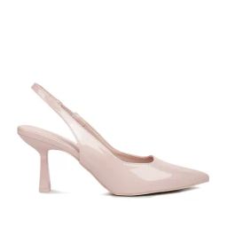 London Rag Women's Pink Sling Back Stilettos-image-50