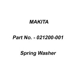 Makita Spring Washer for SJ401, Part No 021200-001 (Pack of 200 Pcs)-17