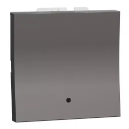 Schneider 1 Way Switch with Indicator Miluz ZeTa Warm Grey 16 Amp 2 Modules, MZSWI162M1W_WG-8