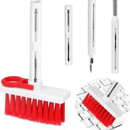 lecherous 5 in 1 Keyboard & Earphone Cleaner Multi-Function Computer Cleaning Tools Kit Corner Gap Duster Keycap Puller image 2