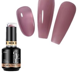 BORN PRETTY Pro Rubber Base Long Wearing UV Gel Nail Polish - 15 ml - RB18-16