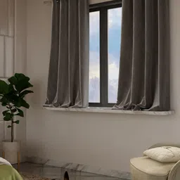 Stoa Paris Date Night Black Set of 2 Window Curtains-picture-10