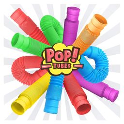 Chocozone Pop Out Tubes Fidget Toys Stress Toys for Adults Pop It Toys for 4 years+ girls & boys - 10 Pieces-26