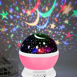 Baby Miniature Star Master Rotating 360 Degree Moon Night Light Lamp Projector - Pack of 1 (Color May Vary)-15