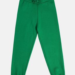 MINI KLUB Cotton Blend Knit Solid Joggers - Green-picture-23