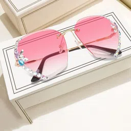 Eyedens Unisex Butterfly Sunglasses with UV Protected Lens R-Less_Rose-Pnk-(1)-picture-10