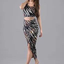Keepfit Printed Padded Three Piece Swim Set-image-27