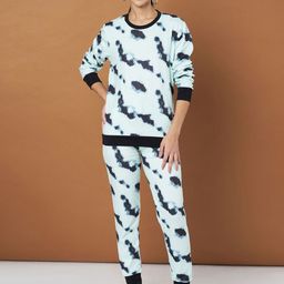 Moda Rapido Printed Round Neck Sweatshirt With Joggers Co-Ords-image-88