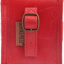 6 Golf Ball Case Holder with 4 Tees Genuine Leather Blazing Red-image-64