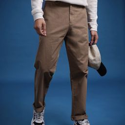 The Roadster Life Co. Men Straight Fit Pure Cotton Chinos-image-78