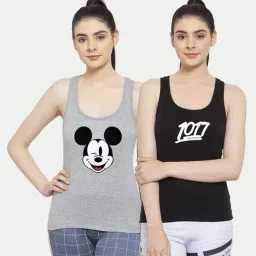 Friskers Multicolor Printed Camisole (Pack Of 2)-image-91