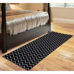 Saral Home Black & White Cotton Runner - Set of 1-image-72