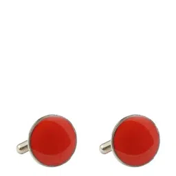 Tossido Blue Solid Cufflinks-16