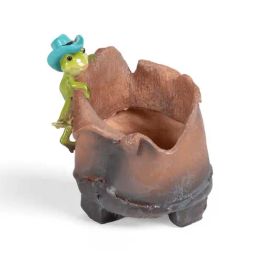 Home4U Green & Brown Polyresin Mini Frog Showpiece - Set of 1-image-51