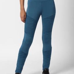 Forever 21 Blue Regular Fit Leggings-image-94