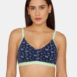 Zivame Dark Blue Non-Wired T-Shirt Bra-26