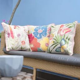 Haus & Kinder Embroidery Beige Cotton Throw Cushion Cover-image-30