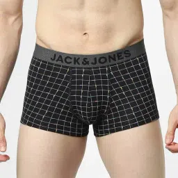 Jack & Jones Black Check Trunks-image-8