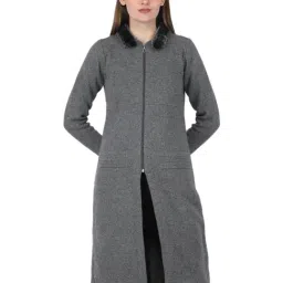 Monte Carlo Grey Woollen Cardigan-image-45