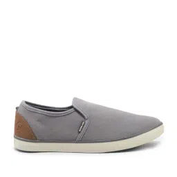 Woodland Men's Grey Plimsolls-image-41